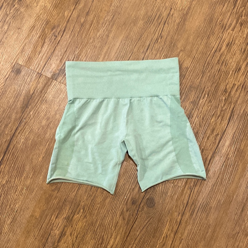 Green NVGTN Shorts